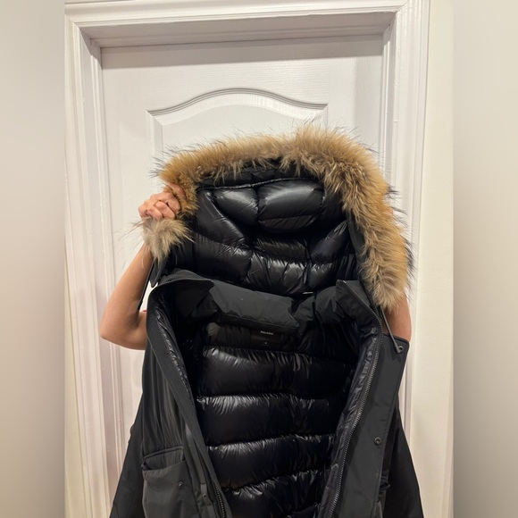 Men’s Mackage Puffer Bomber (Nathan) with removable natural fur trim - Picture 5 of 9